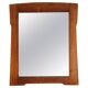 Art Nouveau wall mirror Vienna Secession in walnut frame