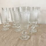 Vintage champagne flutes