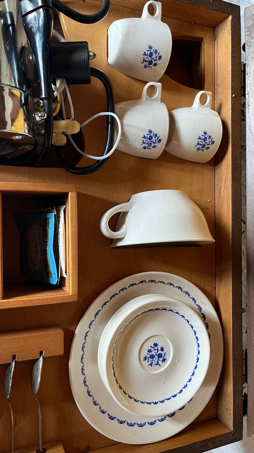 Vintage travel tea set