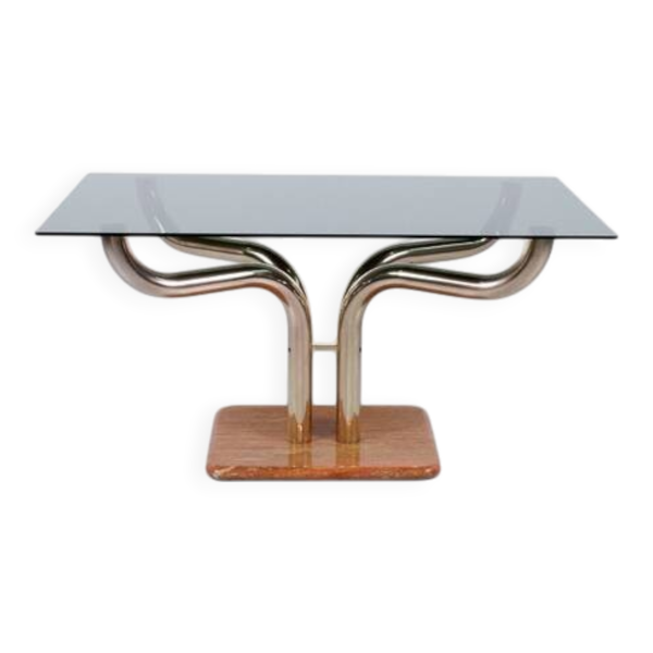 Table à repas par Guido Faleschini années 70, Mariani Italia éditeur