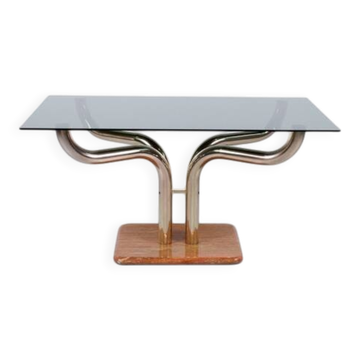 Table à repas par Guido Faleschini années 70, Mariani Italia éditeur