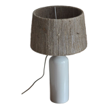 Vintage stoneware bottle lamp