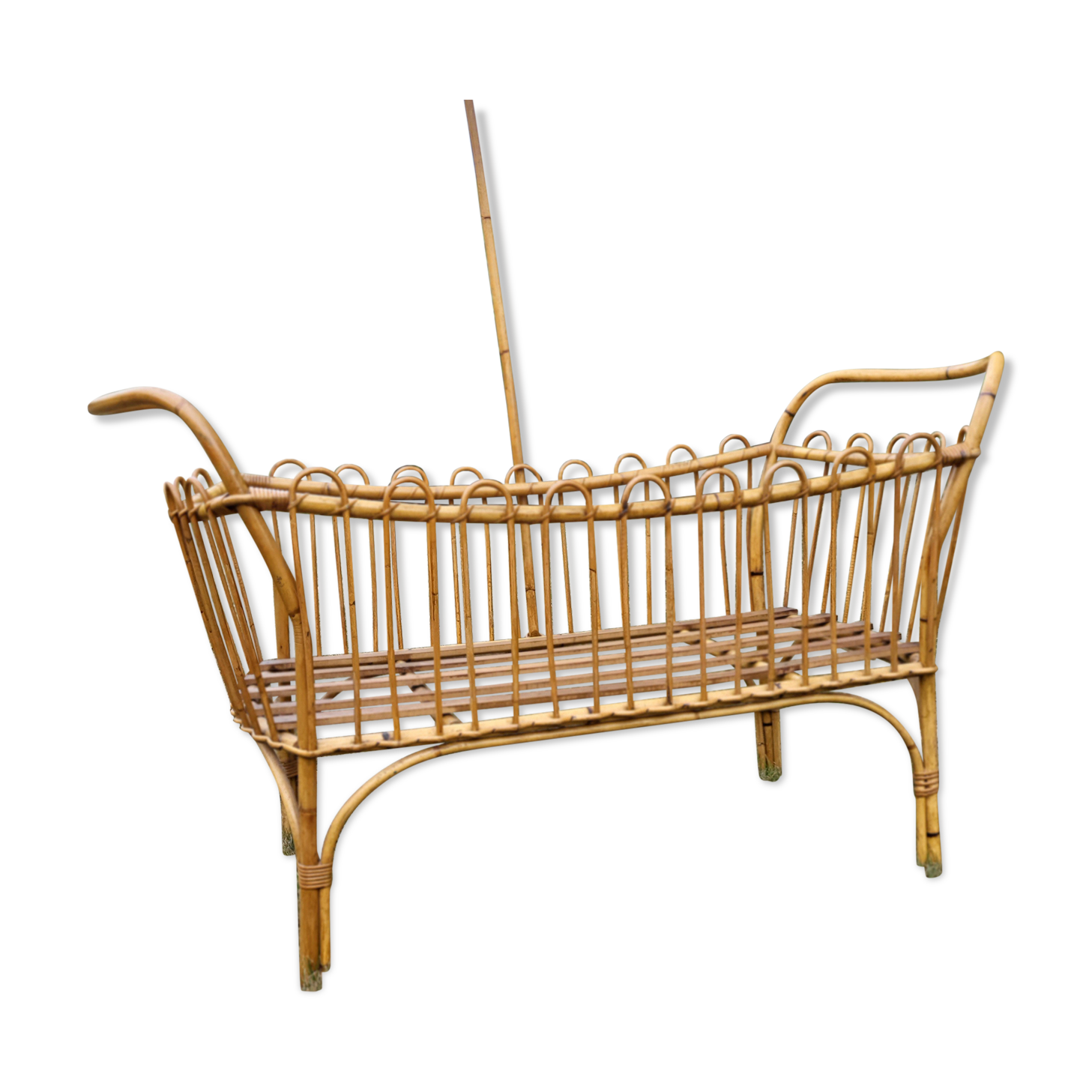 Rattan cradle 60s