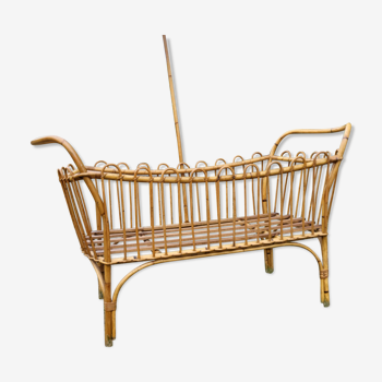 Rattan cradle 60s