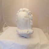 Plaster woman's bust