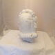 Plaster woman's bust