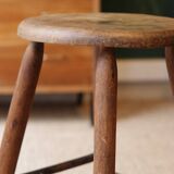 Tabouret ancien en chêne