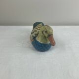 Ceramic duck figurine