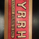 Advertising painted plaque