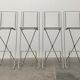 Kreuzschwinger Bar Stools 2nd Generation German by Till Behrens for Till Behrens Systeme, 2000s, set of 4
