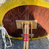 Small chamber chair in gold gold fine metal