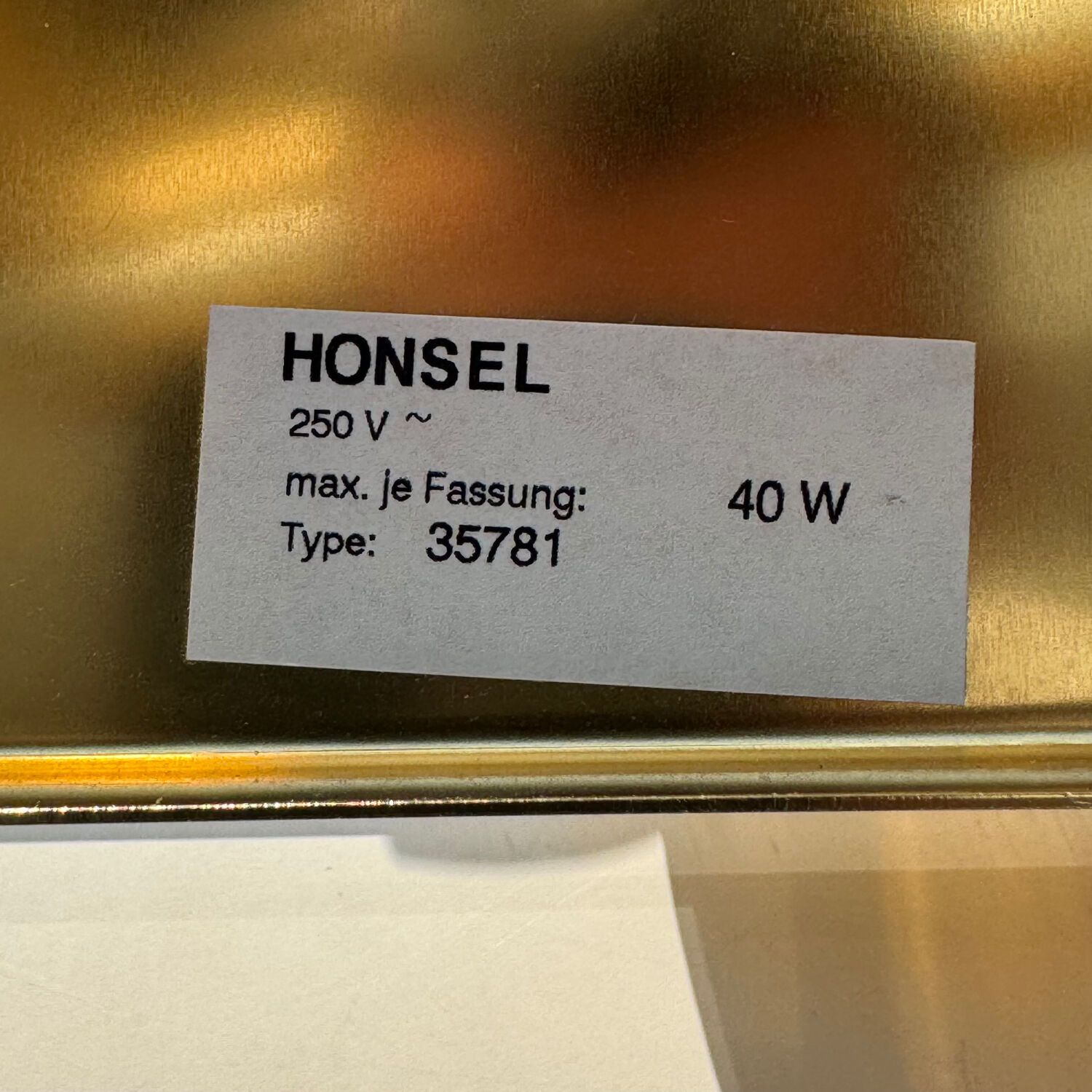 Pair of sconces Honsel Leuchten