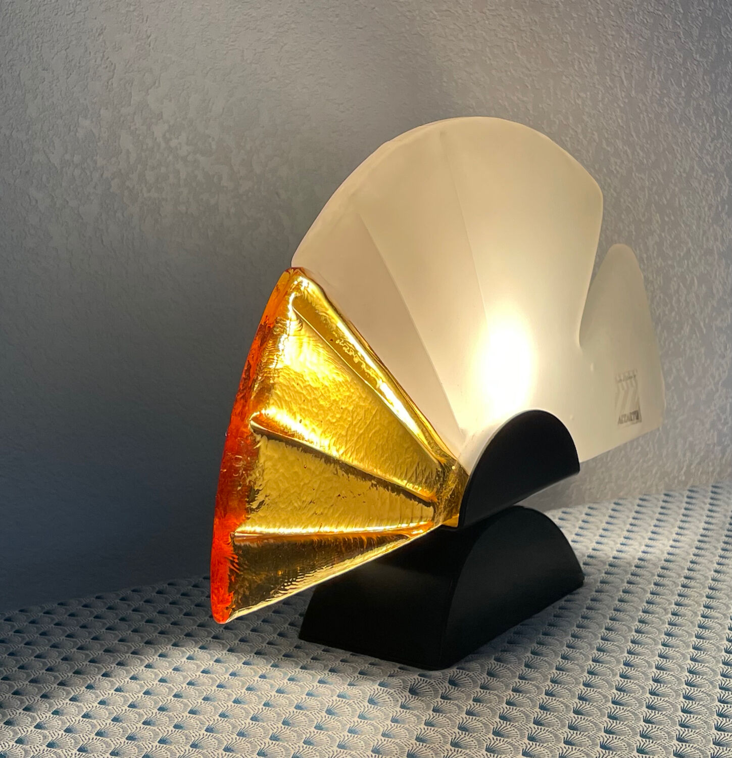 Half-moon Murano lamp