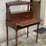 Small mahogany secretary