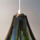 Grande lampe suspendue conçue par Carl Fagerlund pour Örrefors Suède années 1960-70.