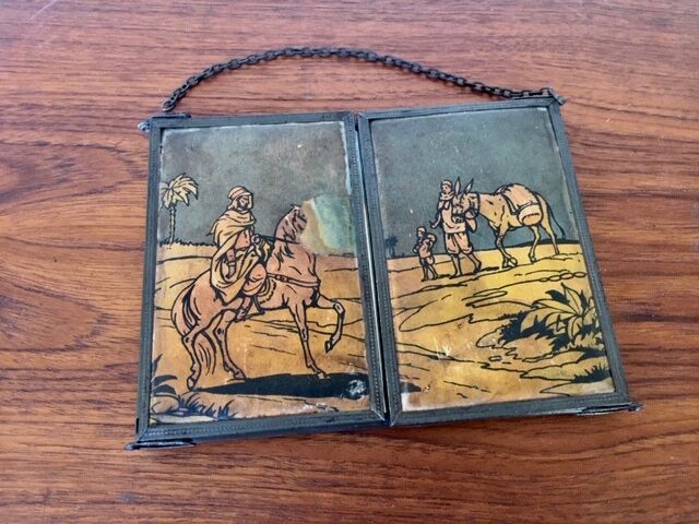 Ancient triptych mirror, 1900s