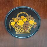 Ecole de Nancy : Grand buffet bibliothèque époque Art Nouveau en acajou