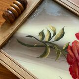 Art deco tray 1930 flowers