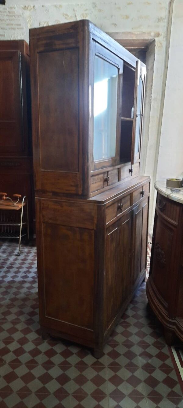 Buffet deux corps vintage