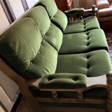 Velvet sofa bed