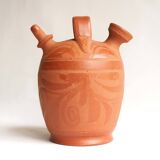 Gargoulette terracotta varnished patterns