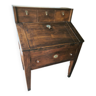 Bonheur du jour Directoire period in solid walnut