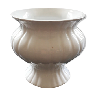 Vase blanc style Médicis