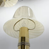 Italian Chrome & Murano Glass 'Magic Mushrooms' Floor Lamp, 1970's