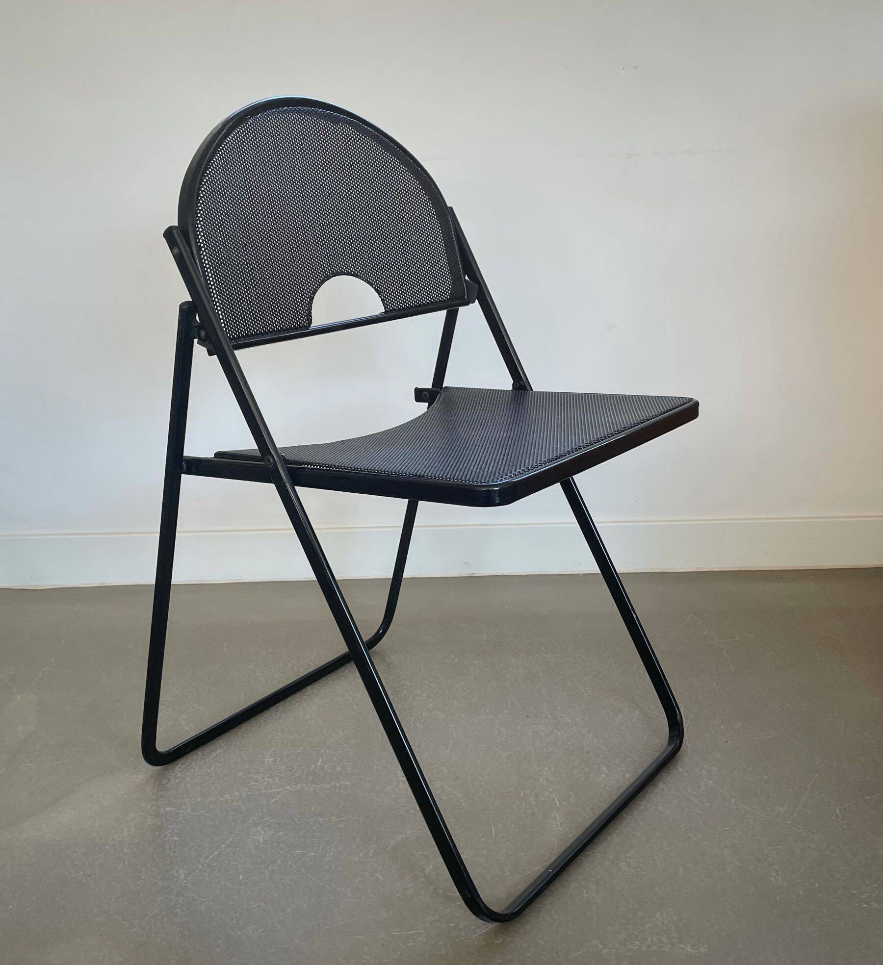 5 chaises pliantes vintage par Fly line, Italie