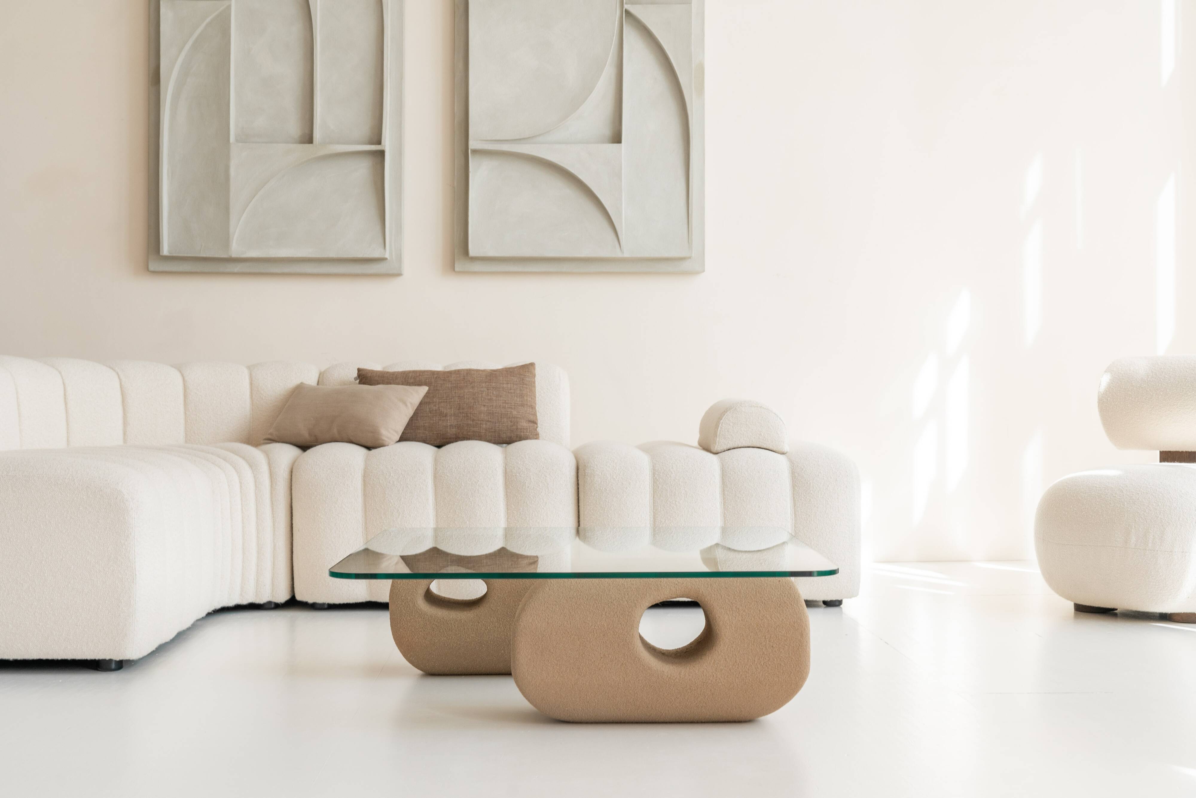 "Le Carré" coffee table from Dune ateliers
