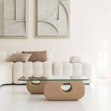 "Le Carré" coffee table from Dune ateliers