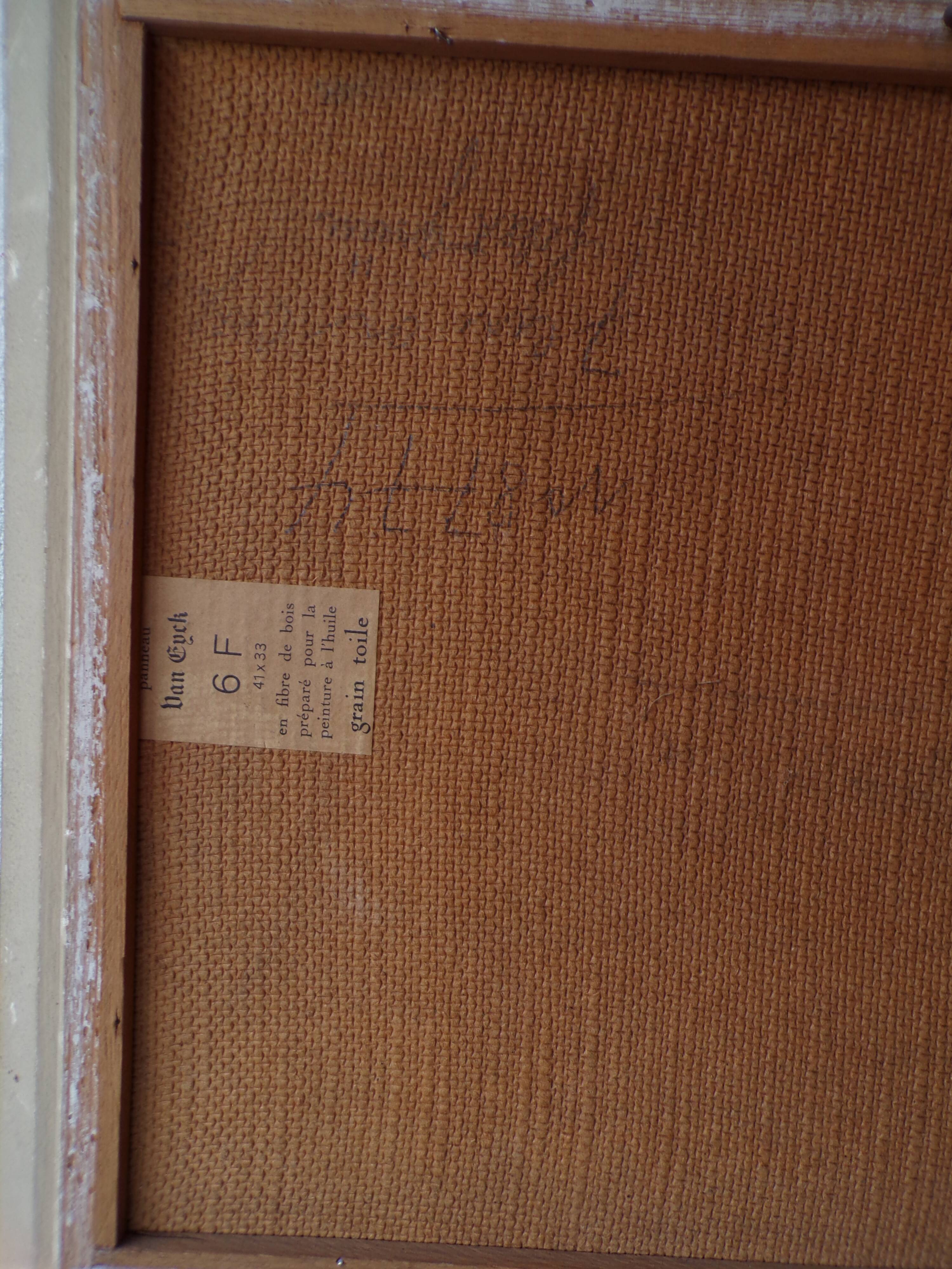 Old country landscape painting