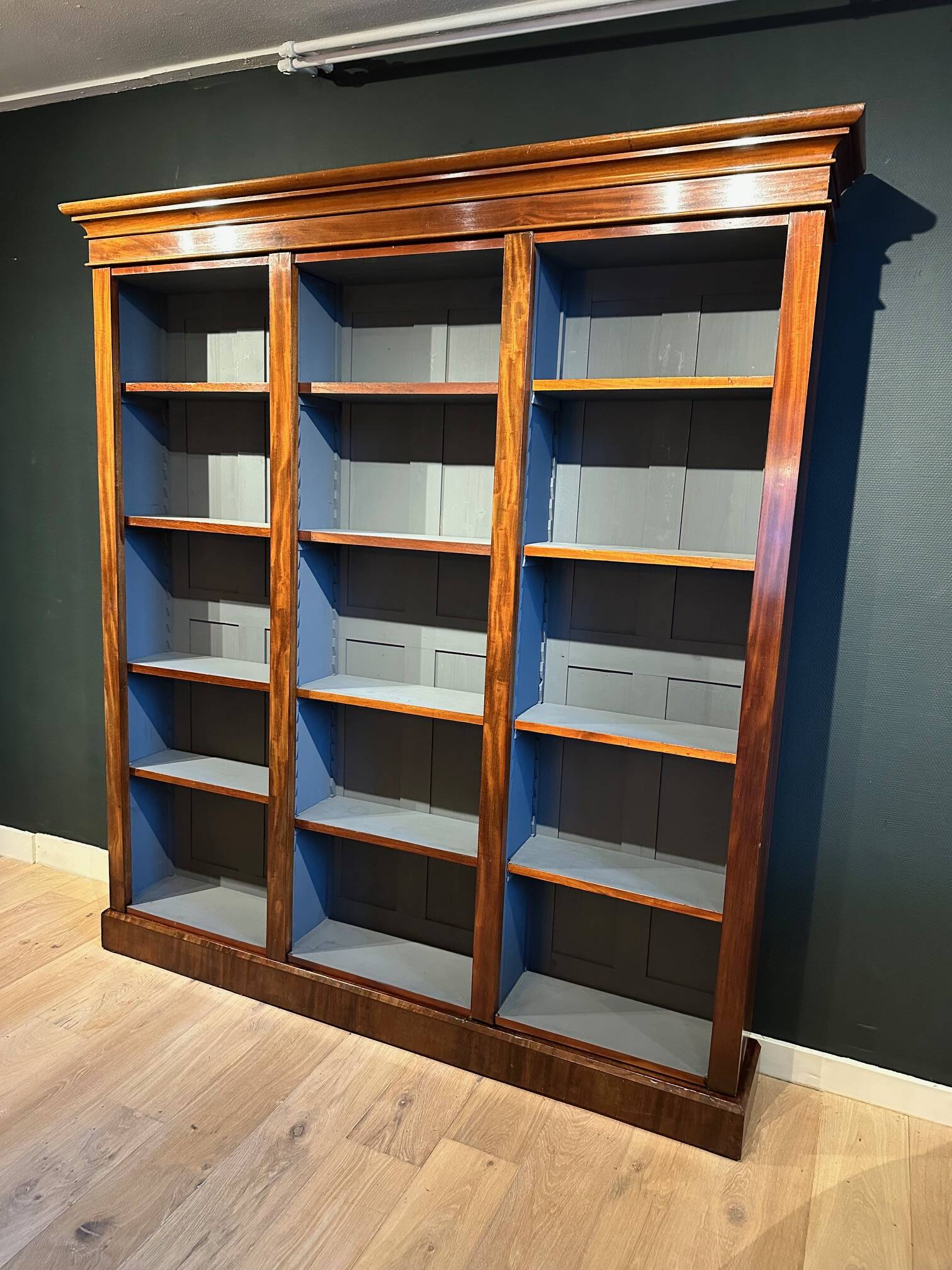 Antique open bookcase