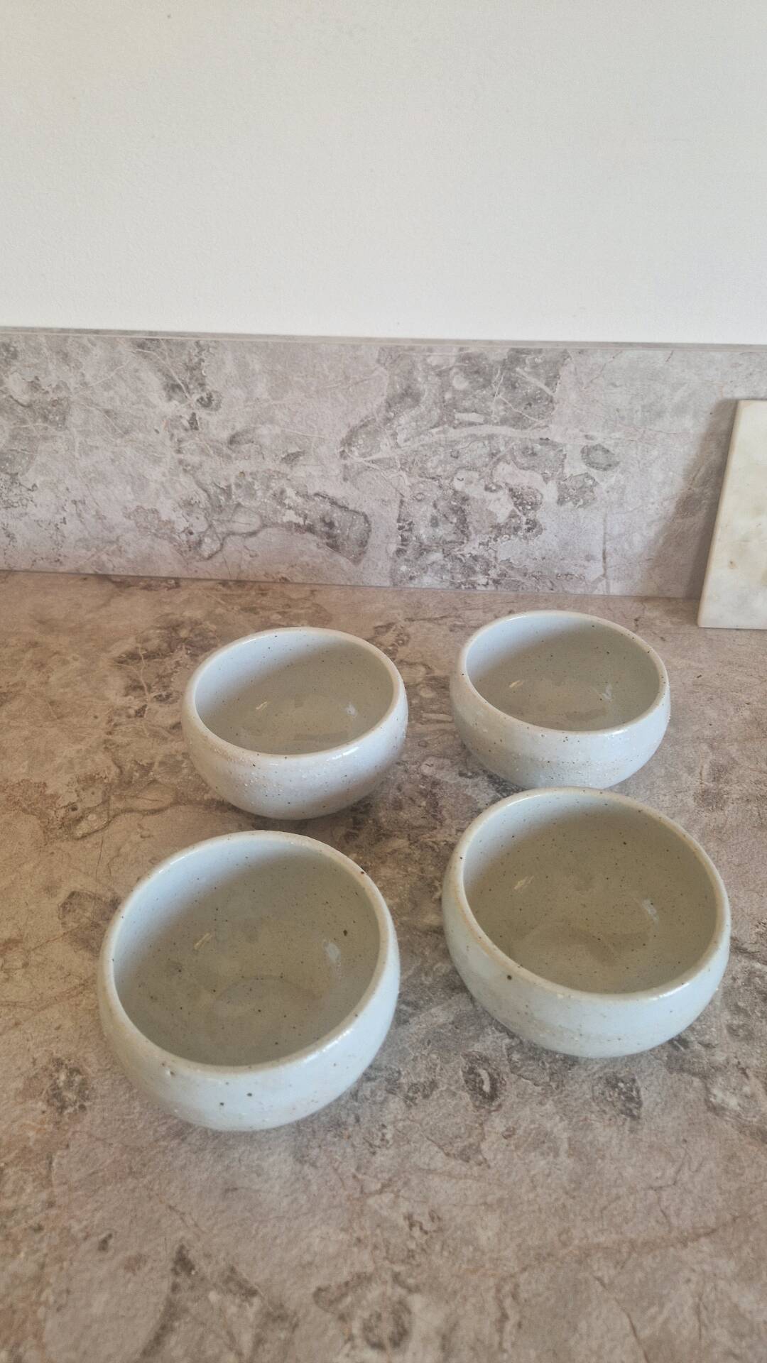 4 stoneware bowls house doctor