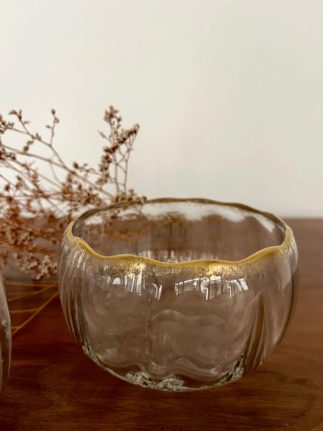 Pair of Baccarat crystal bowls from the Napoléon III period.