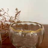 Pair of Baccarat crystal bowls from the Napoléon III period.