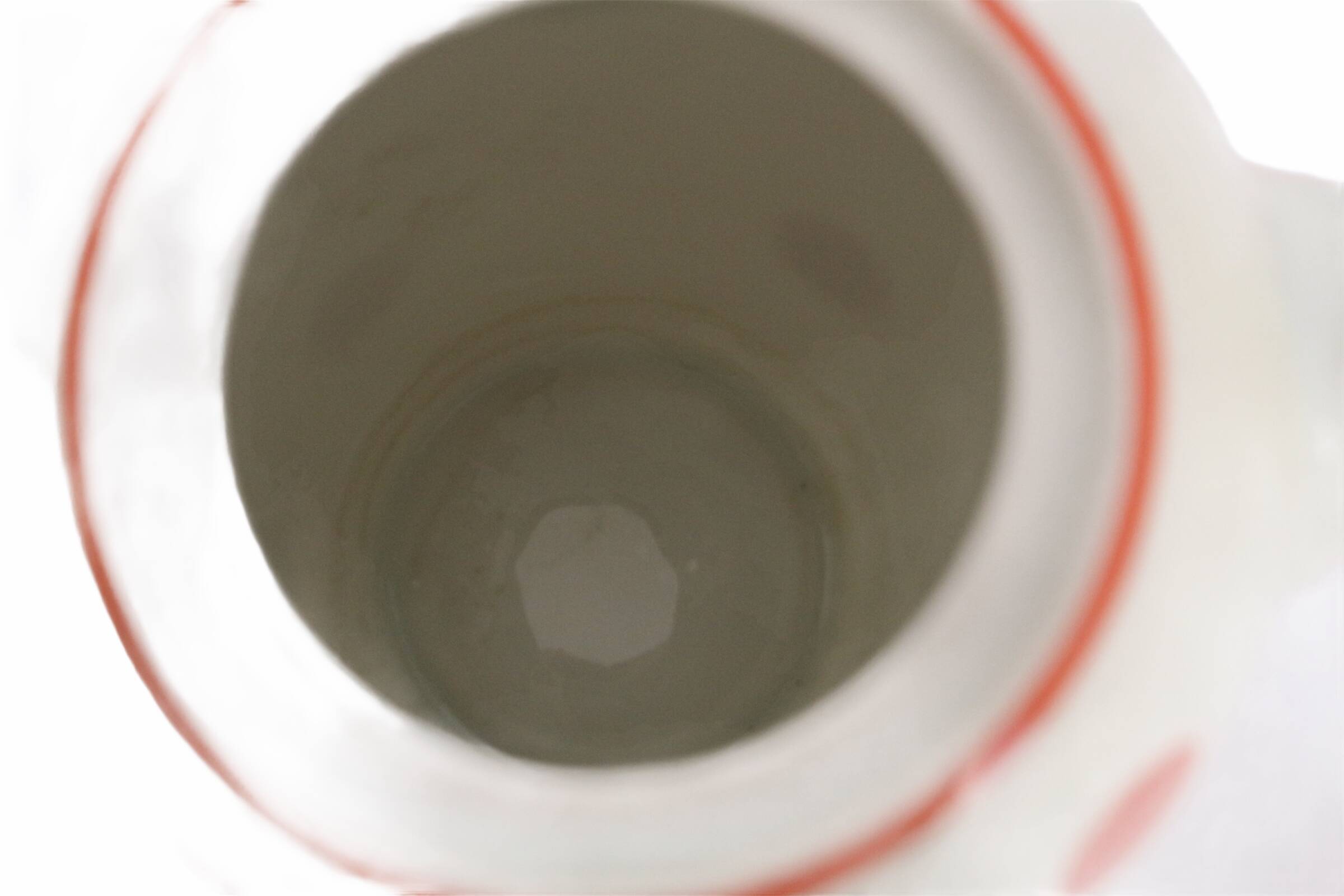 Teapot 50s black and red Bavaria