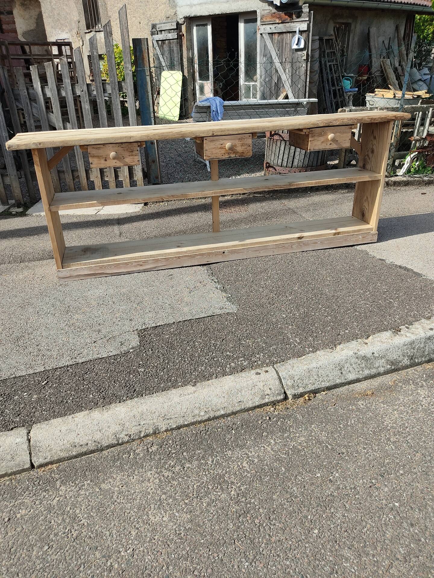 Workshop console table