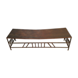 Metal bench