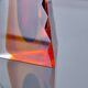 Sommerso lamp by PIETRO TOSO for Seguso, Murano, Italy, 1970