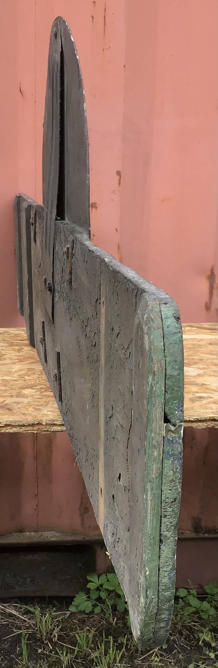 Old Brussels tram nameplate sign