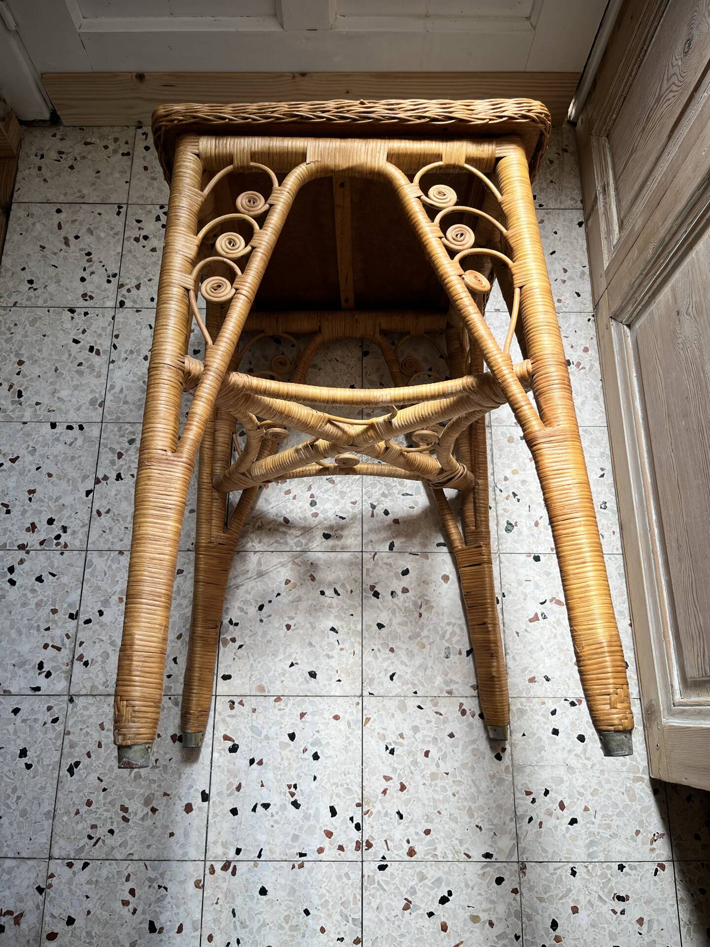Peacock side table