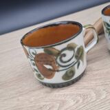 Set of 4 Argenteuil Boch cups 1966