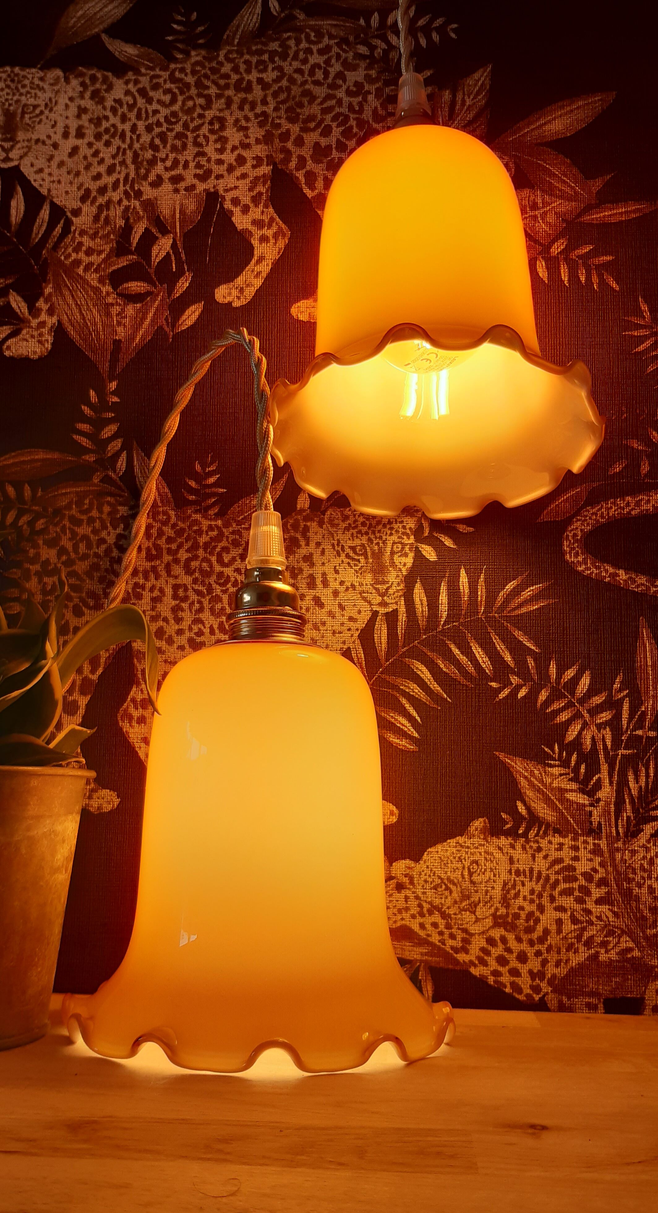 Baladeuse vintage tulipe