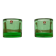 Lime Kivi Votive Candle Holder Marimekko by Heikki Orvola for Iittala, set of 2