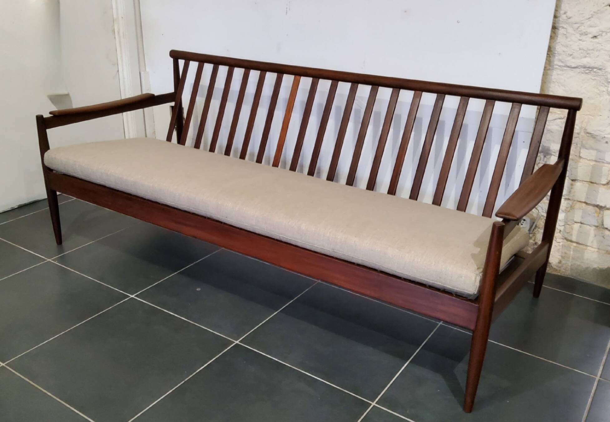 Teak sofa by Jos de Mey for Luxus