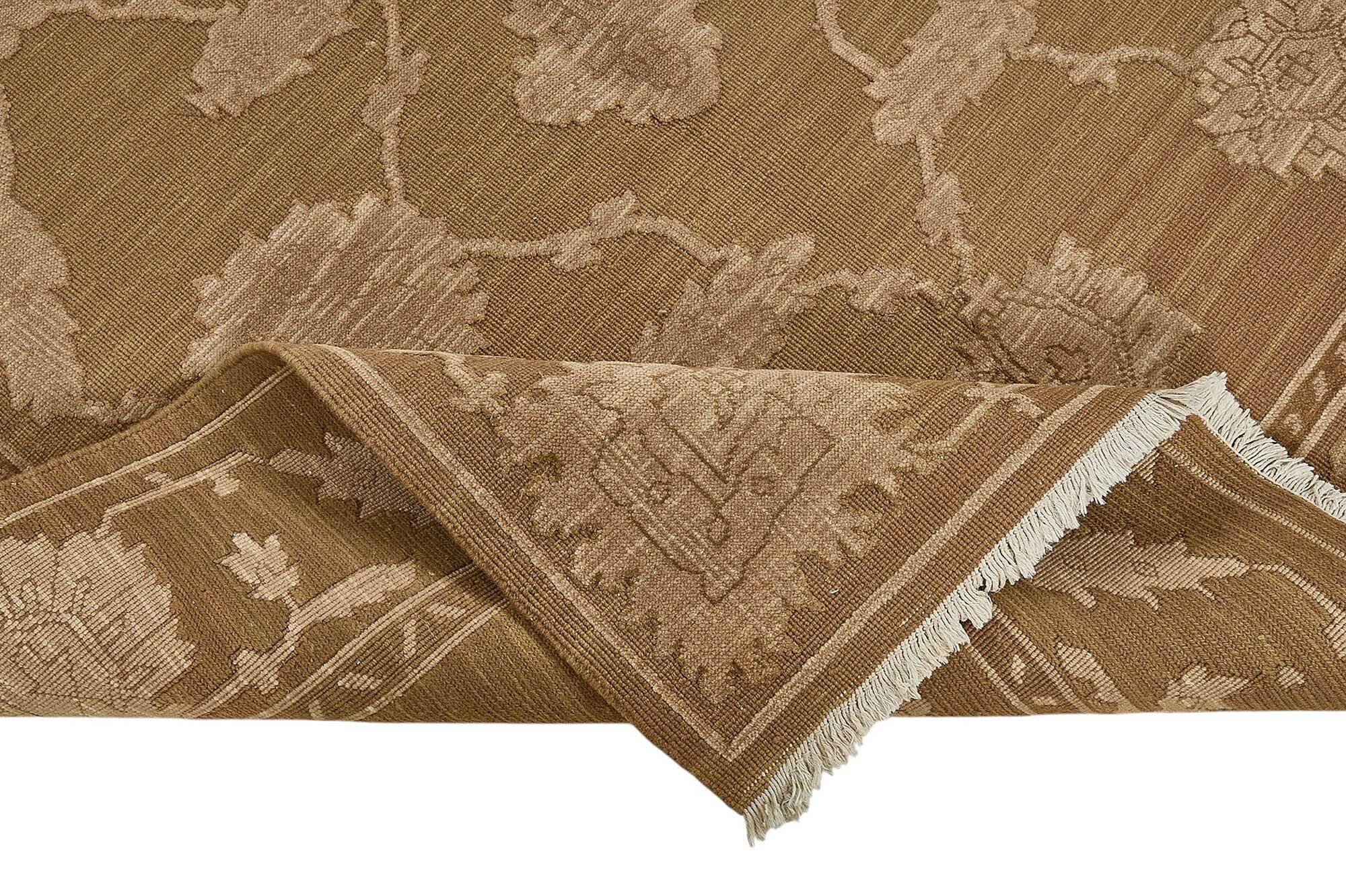 Turkish Handknotted Wool Oushak Rug 178 cm x 270 cm