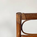 Rattan angle shelves