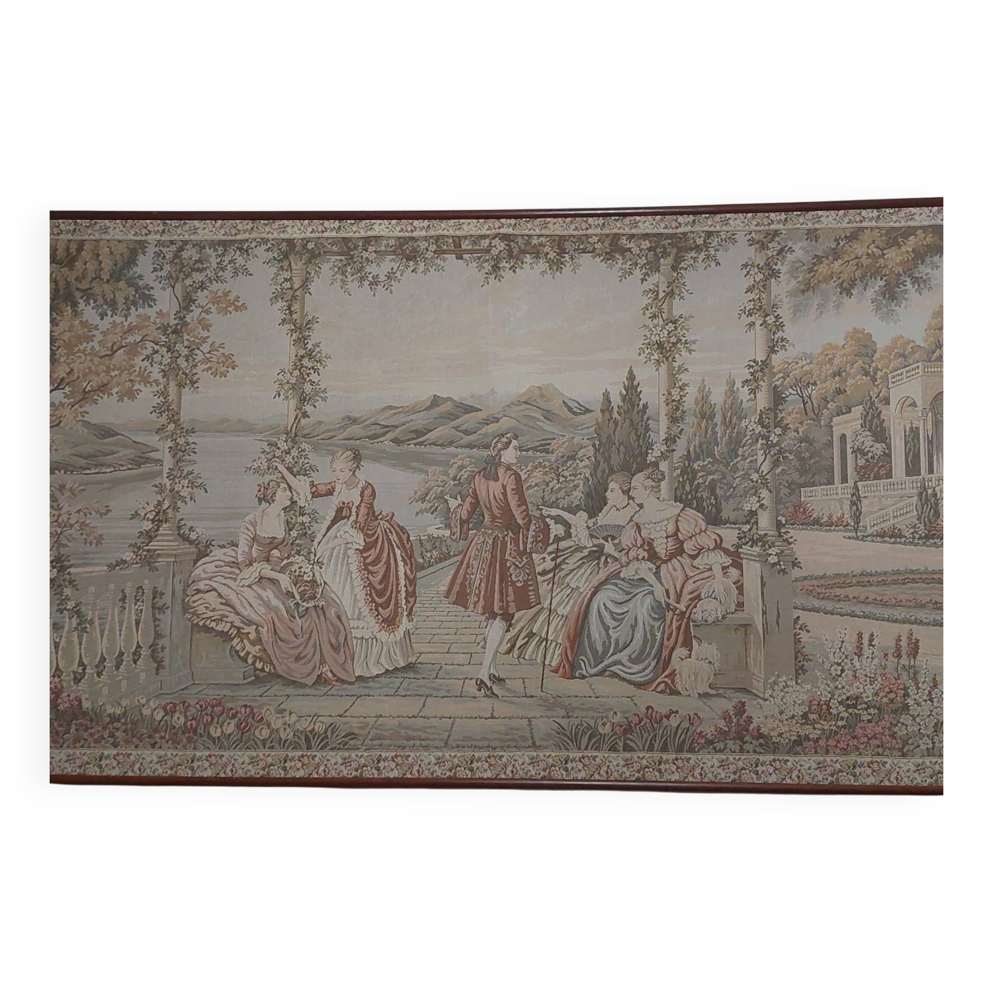 Genuine wall tapestry in the style of Louis XIII, XIV, XV, XVI.