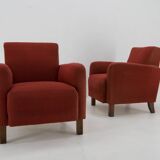 Ensemble de deux fauteuils Art Déco par Halabala pour UP Zavody, 1930s